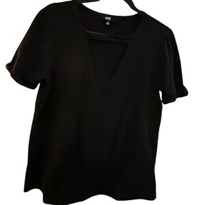 Paige Women's Black V-Neck Top